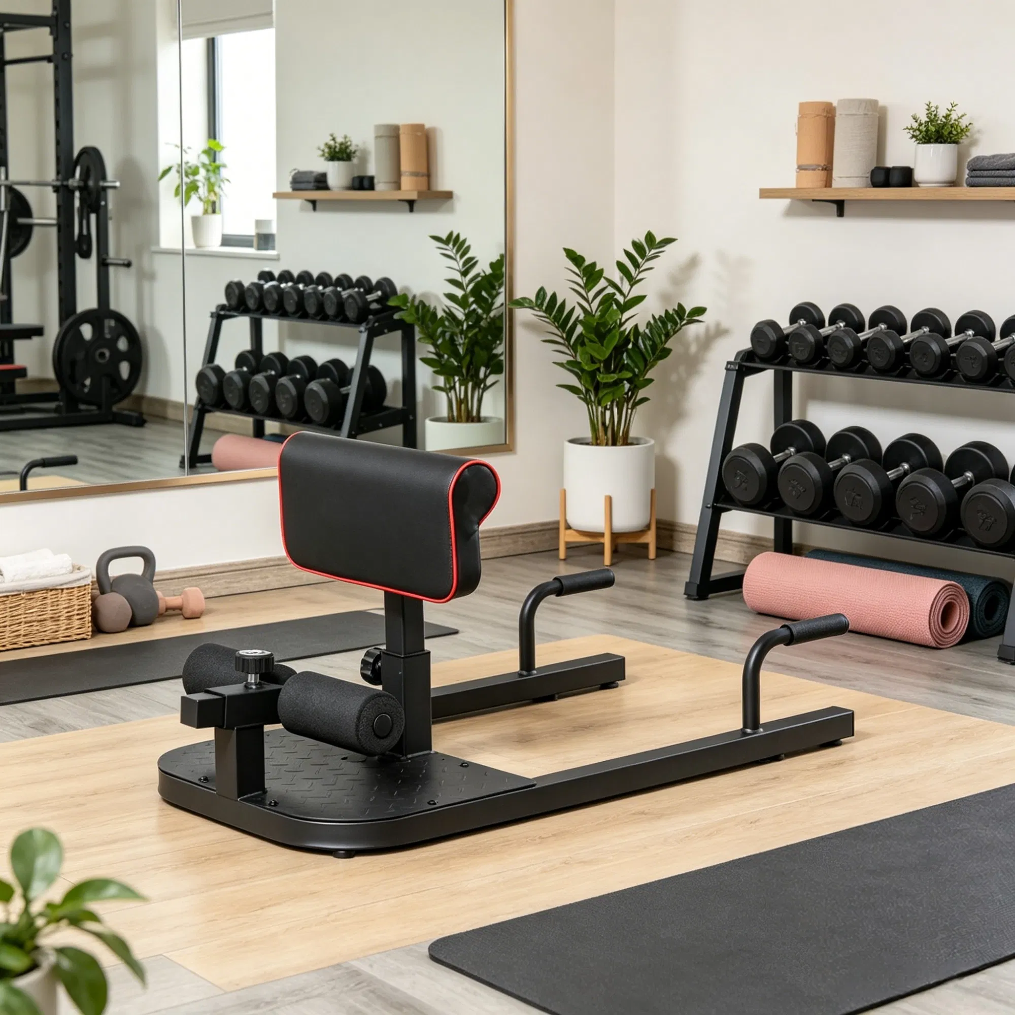 All In One Gym Home Equipment - Máquina de Agachamento, Abdominais e Flexões