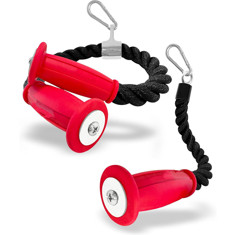 Home Gym Routine - Cordas ergonômicas para tríceps, fixação de