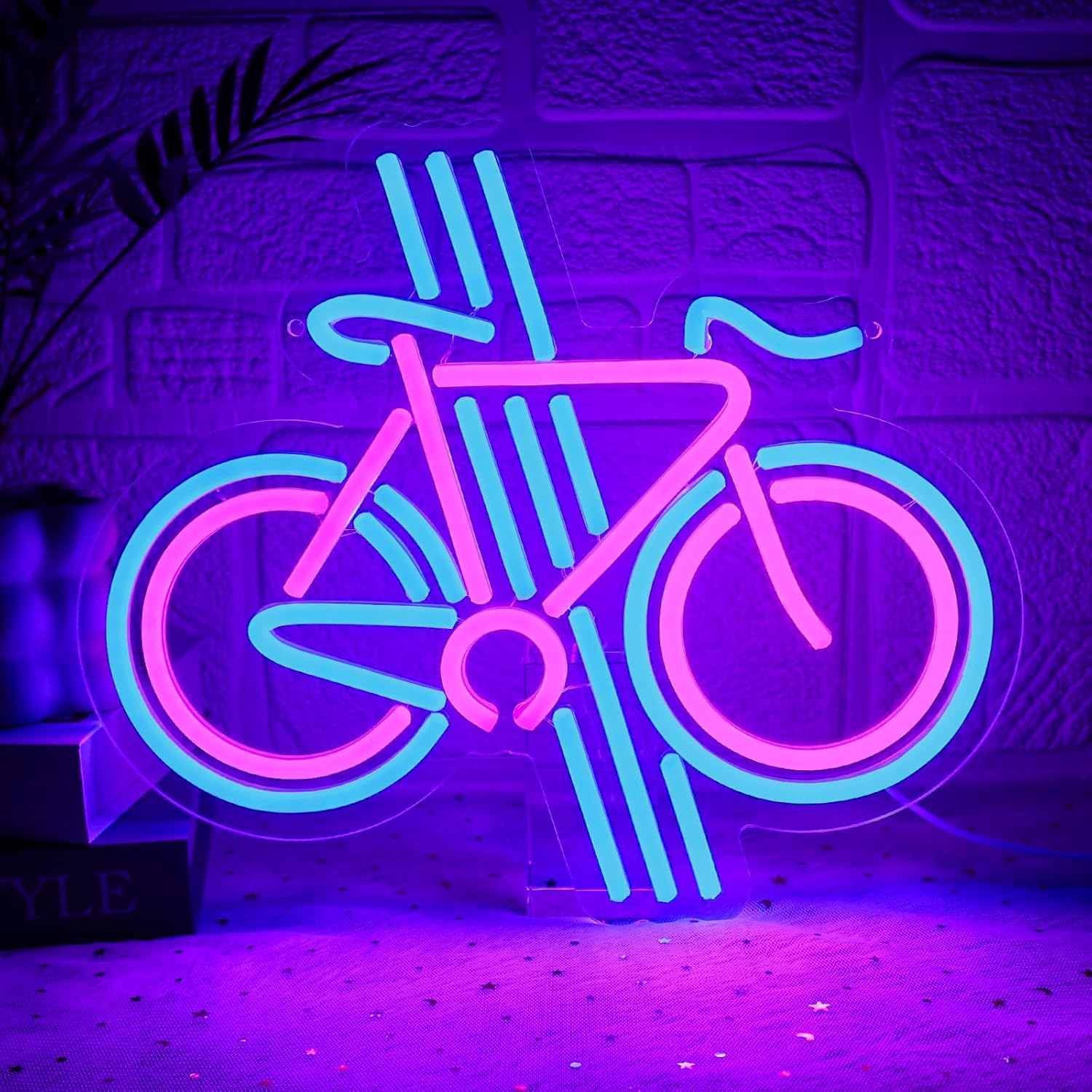 Home Gym Neon Sign - Bicicleta sinal de néon pode ser