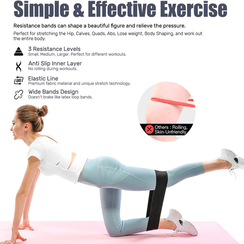 Conjunto de faixa elástica de  - Home Gym Routine avaliação e preço