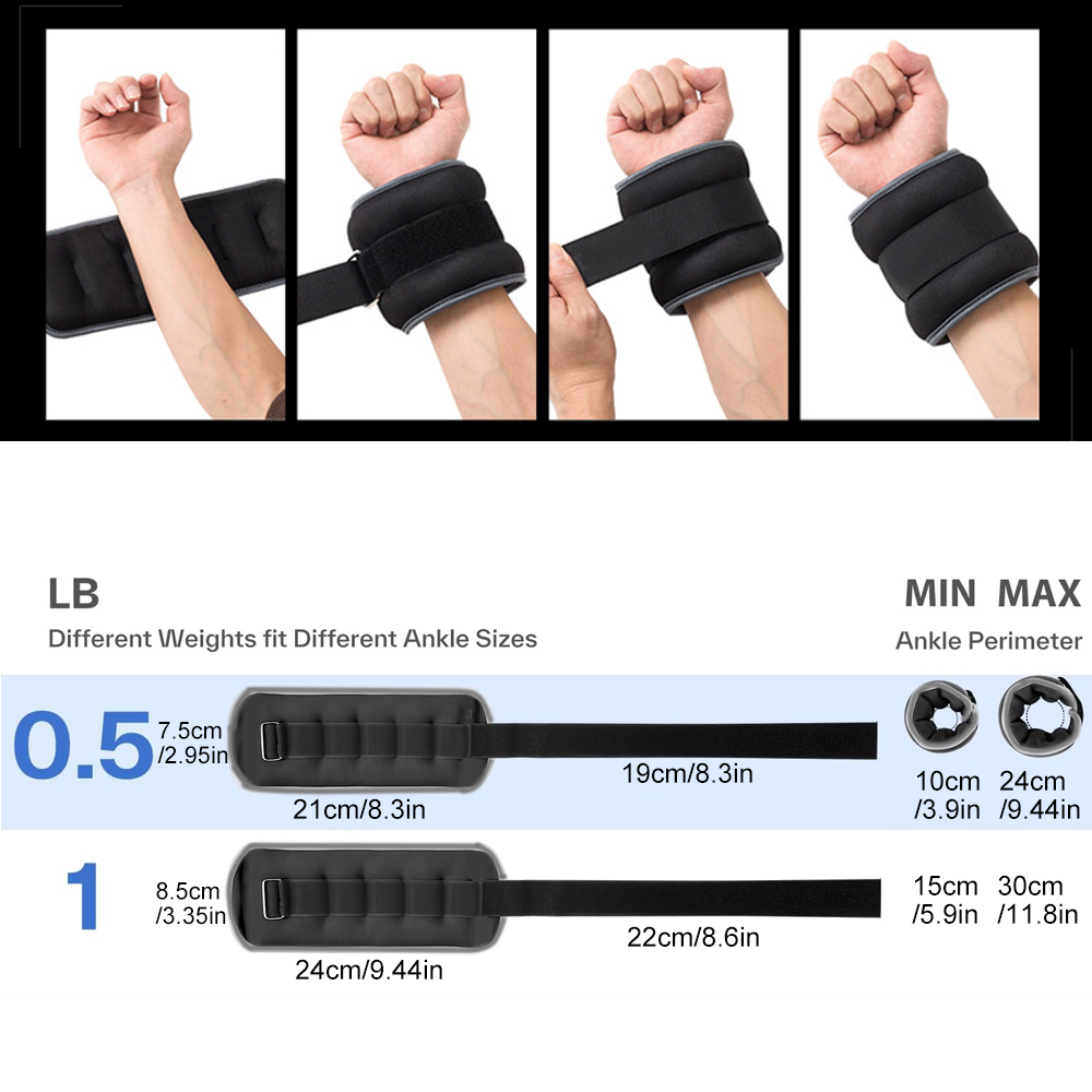 1 Par de Pesos para Punho e To - Home Gym Routine avaliação e preço