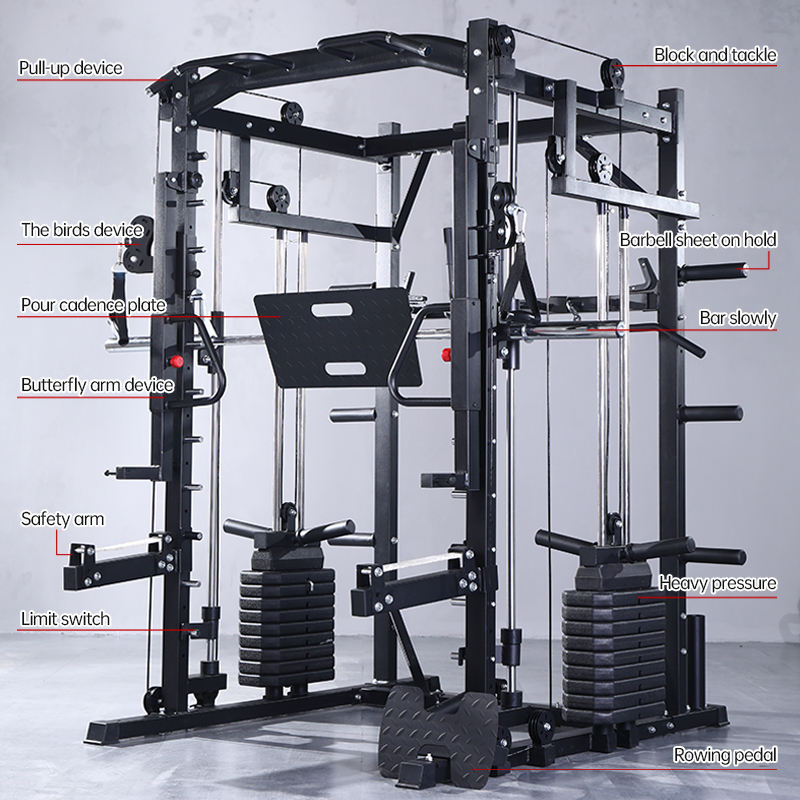 Smith Machine: Novo Rack de Tr - Home Gym Equipment Set avaliação e preço