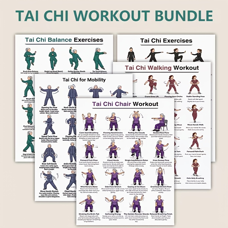 Fichas de Exercícios de Tai Ch - Home Gym Routine avaliação e preço