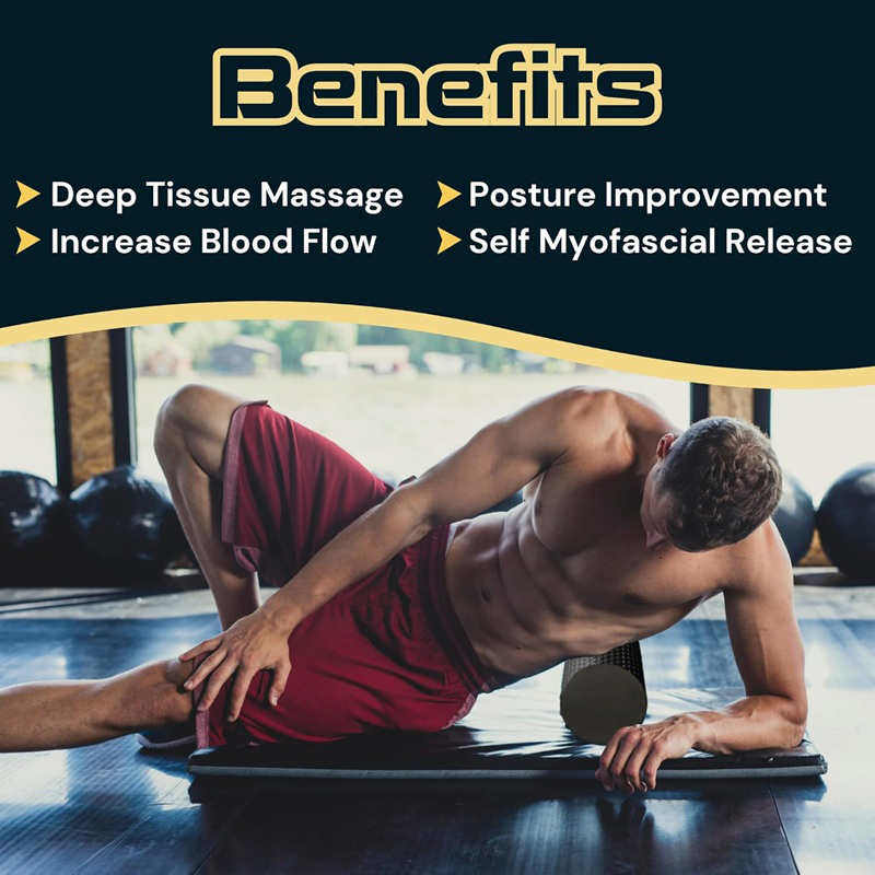 Rolo de espuma EVA de alta den - Home Gym Yoga avaliação e preço