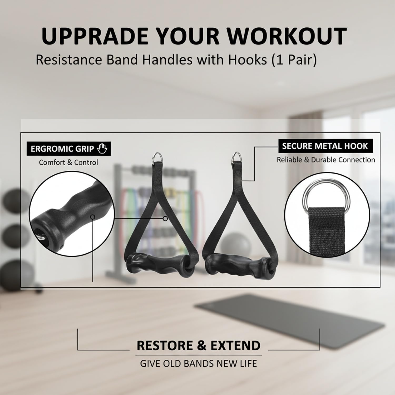 1 Par de Alças Ergonômicas par - Lat Pulldown Cable avaliação e preço
