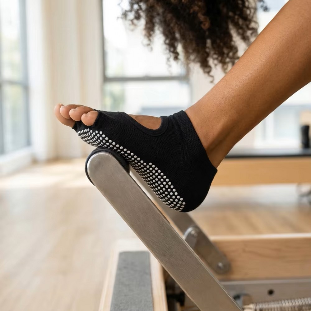 Meias de Yoga Sem Costas com C - Home Gym Yoga avaliação e preço